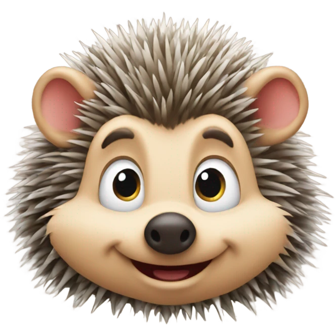 Hedgehog at Disneyland emoji