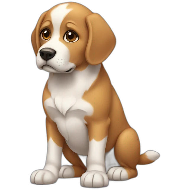 Chien emoji