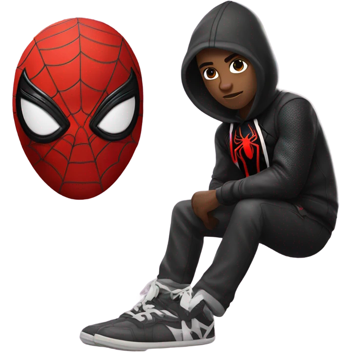 Spiderman miles morales emoji