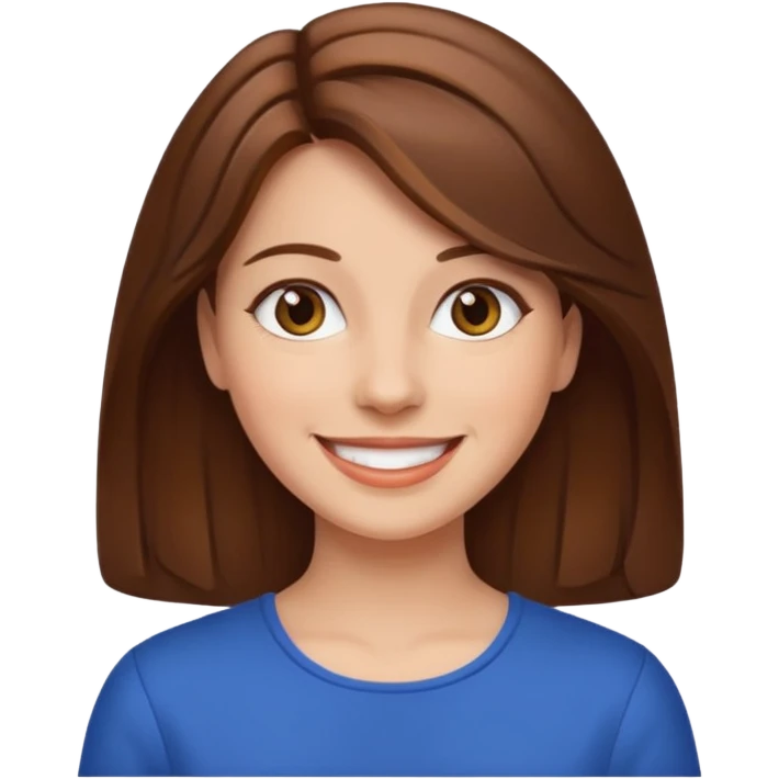 person woman brownhair body emoji