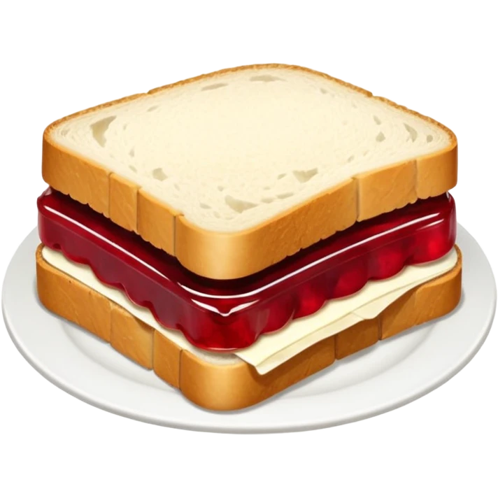 make a jam sandwich sliced  emoji