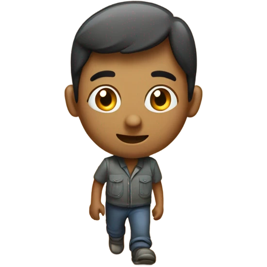 A person on an unfamiliar road emoji