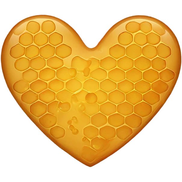 Honey heart emoji emoji