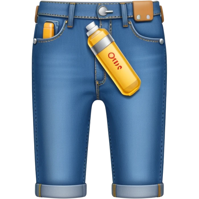 EpiPen in back jeans pocket emoji
