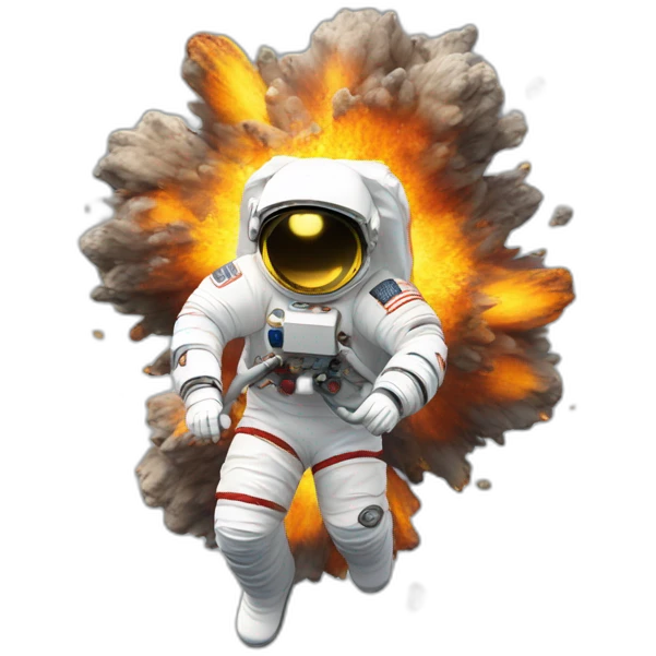 explosion astronaut emoji