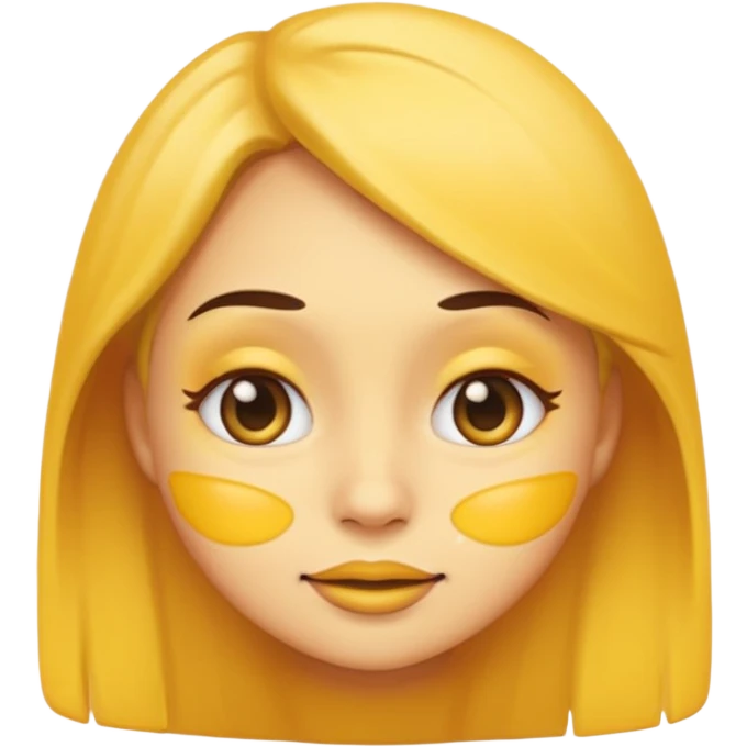 Emoji girl with cheeky side eye emoji
