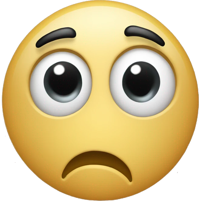Shy face, with eyes looking bashfully to the side and smiling pinched mouth  emoji