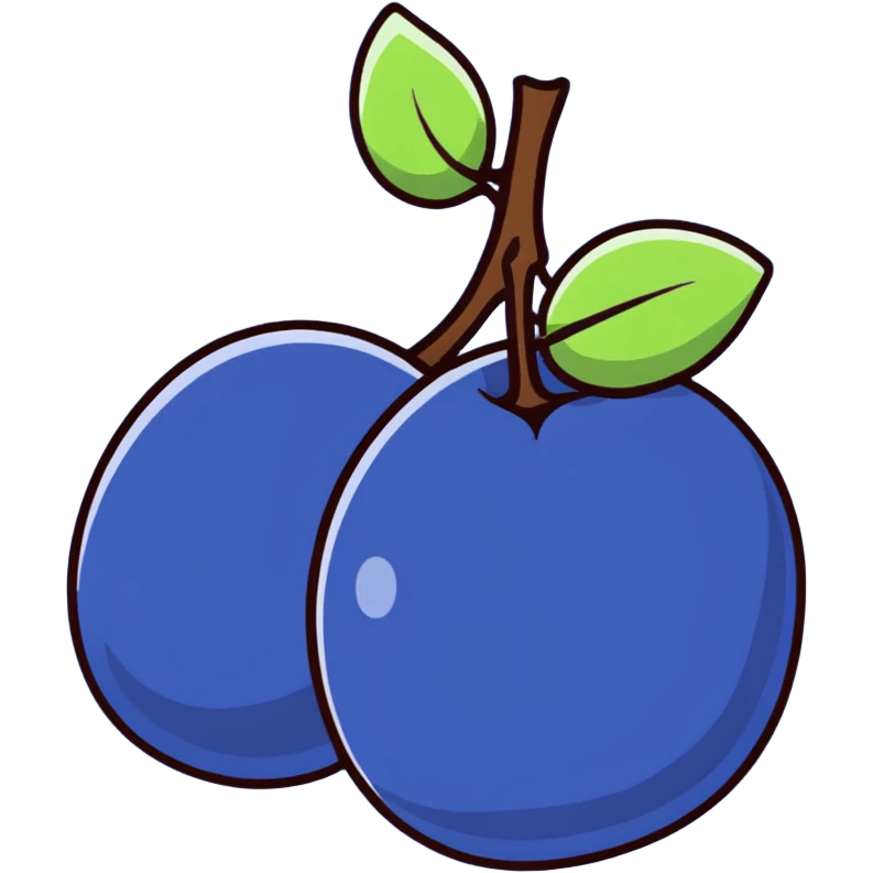 Blueberries emoji