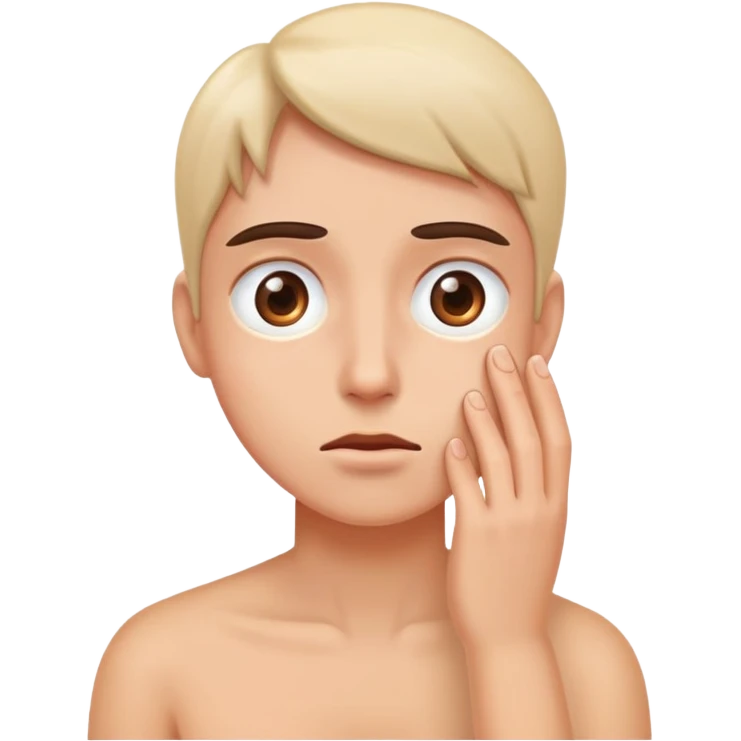 person eye twitching emoji