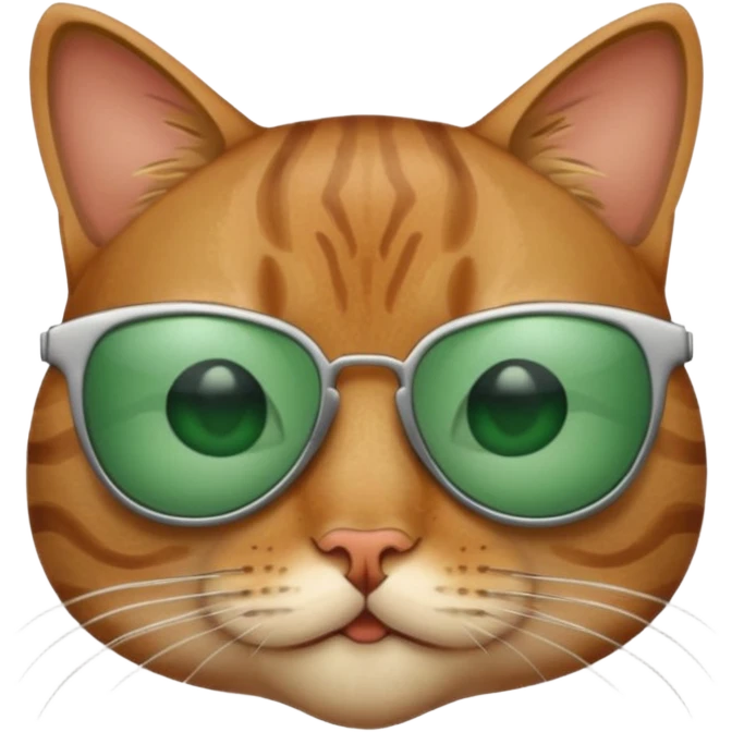 Cat wearing sunglasses emoji