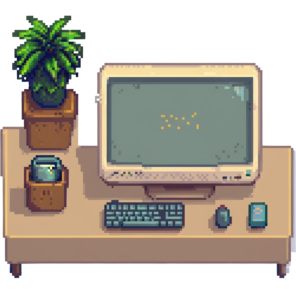 Sleepy desktop computer
 emoji