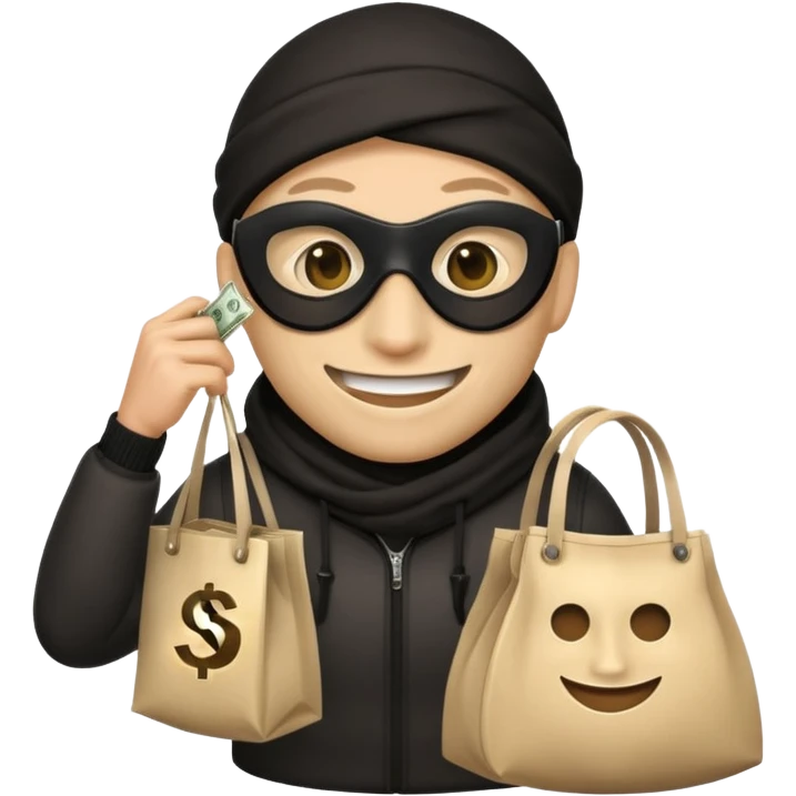 A emoji robber  emoji