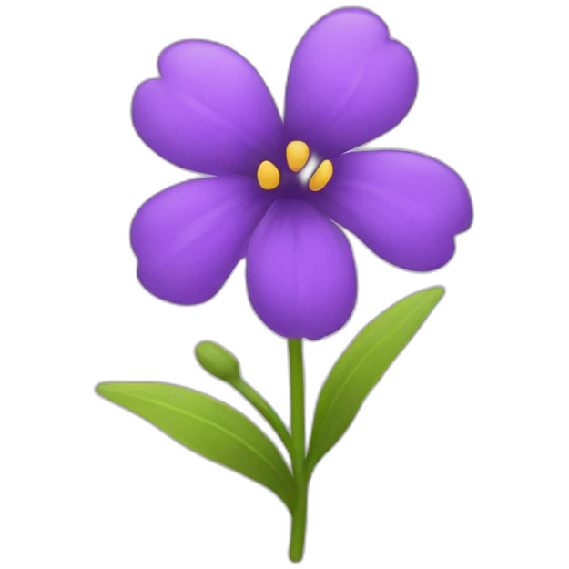 Purple flowers emoji