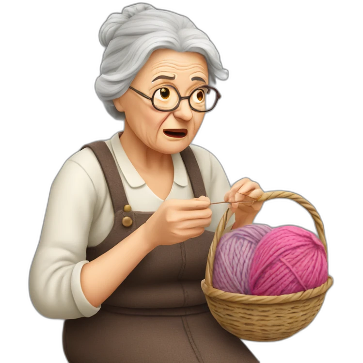 old-woman-knitting-and-complaining emoji