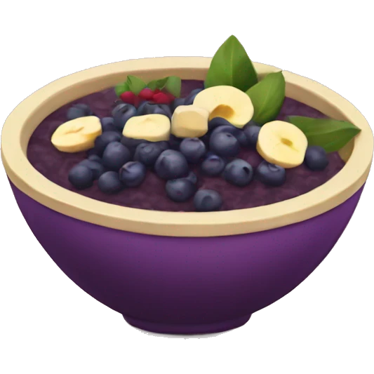 Acai bowl emoji