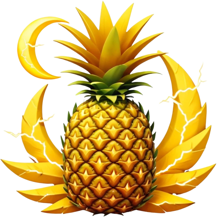 🍍🌙⚡️🌼⚠️ emoji