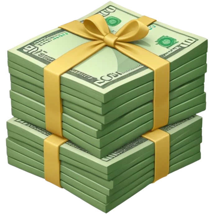 Bundles of banknotes emoji