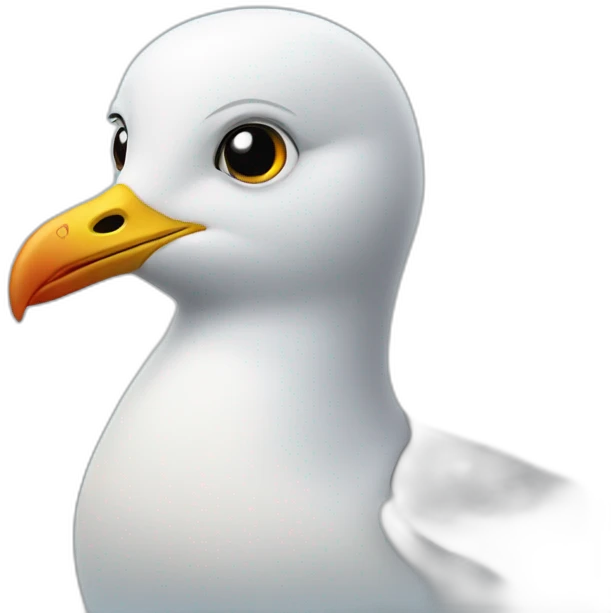 smart gull emoji
