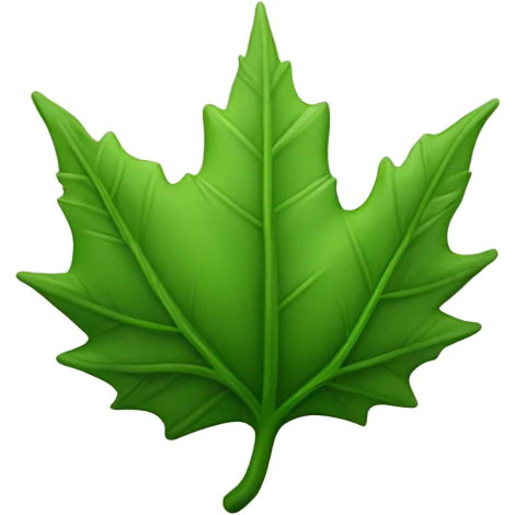 Crown leaf emoji
