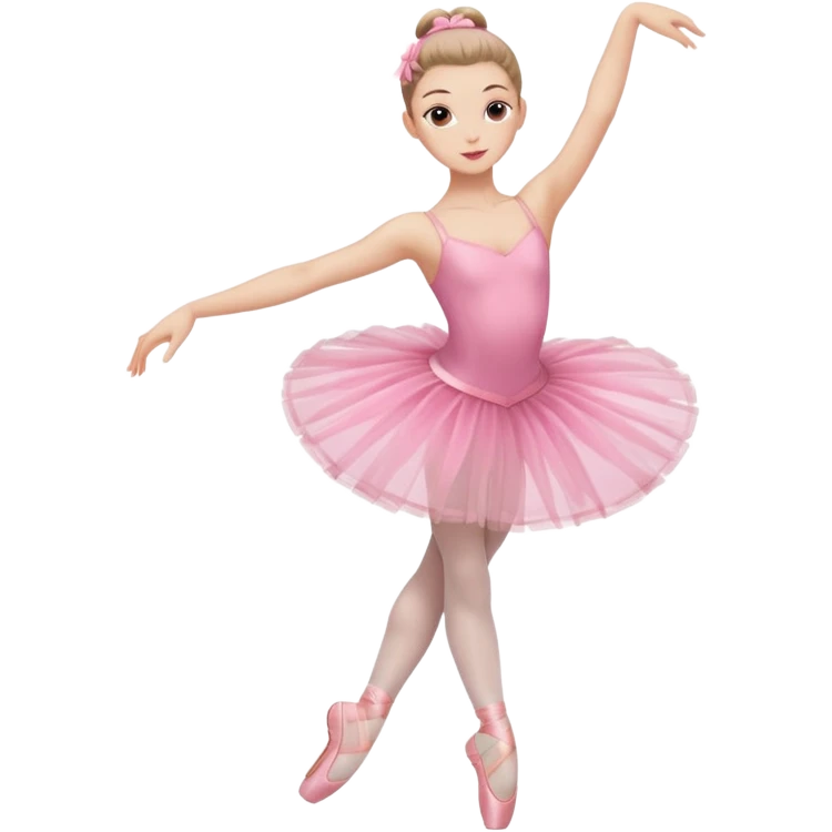 Ballet dancer, pink clothes emoji