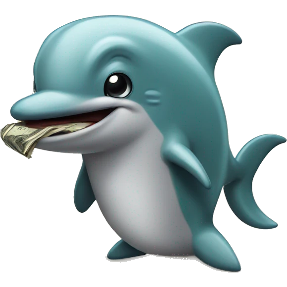 dolphins beggars dinkey emoji