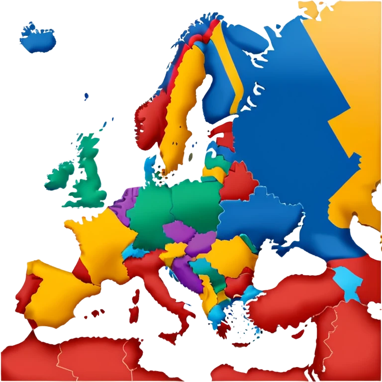 Map of Europe  emoji