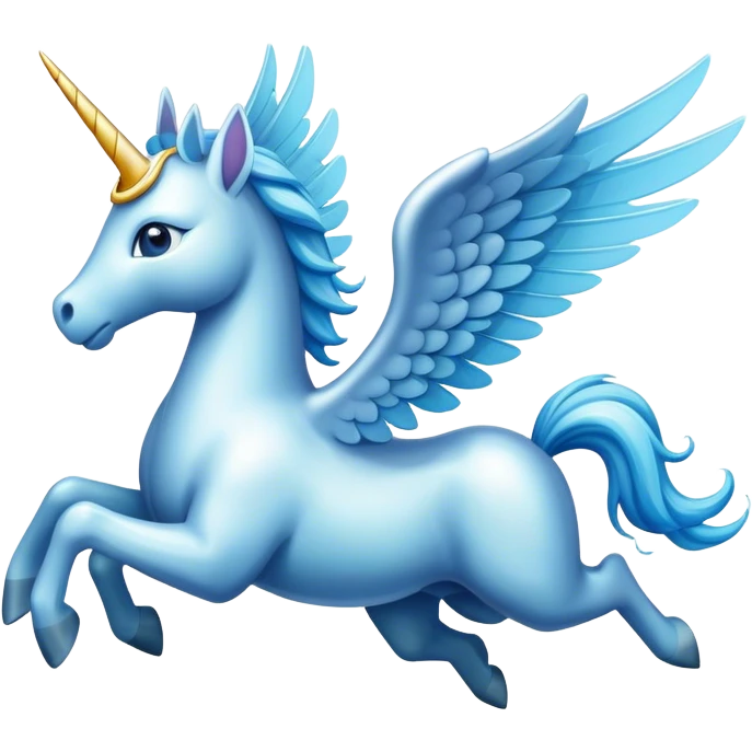 Water Pegasus flying￼ emoji