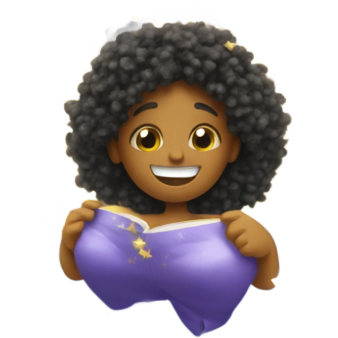Happy new year! Written in the stars emoji