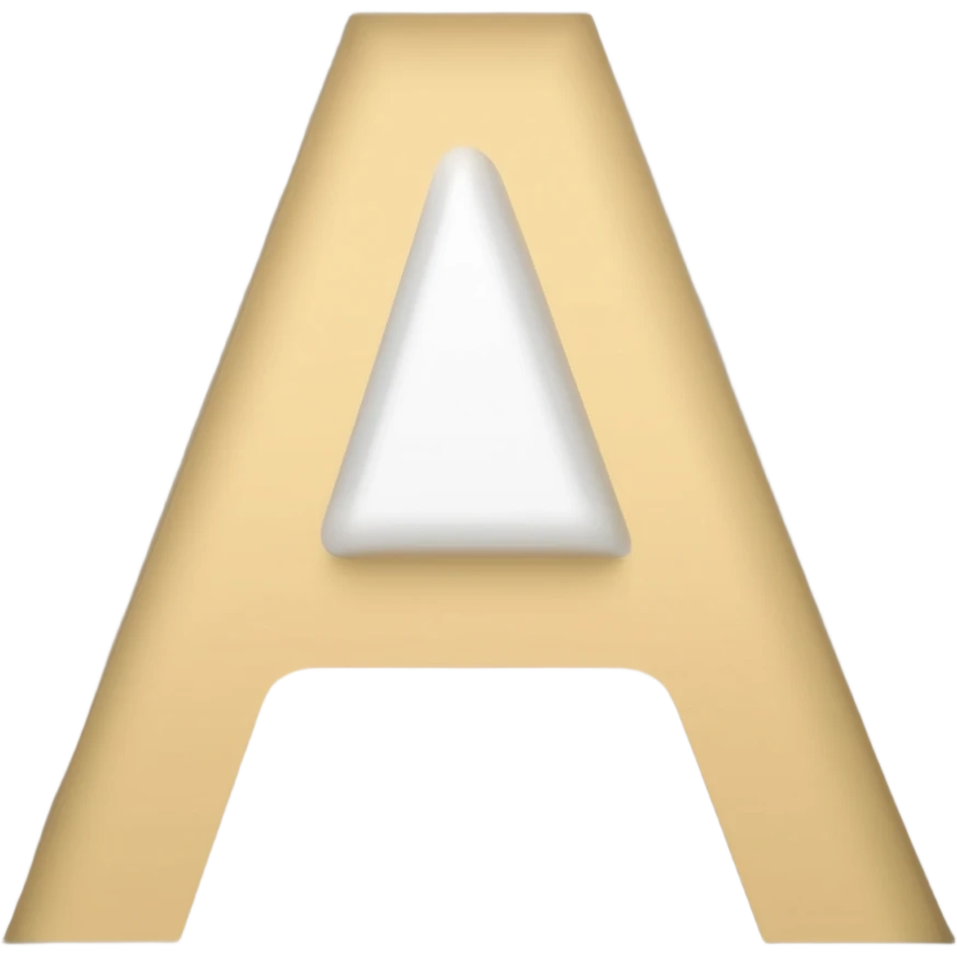 Capital A emoji