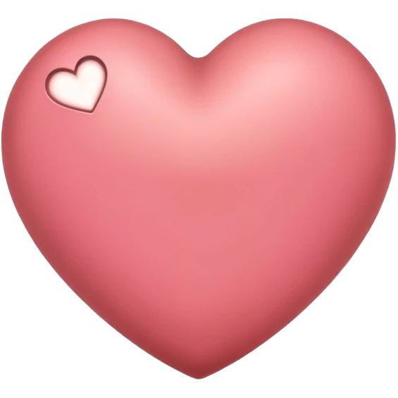 Rosy brown heart emoji