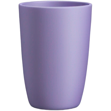 Light purple tumbler without face emoji