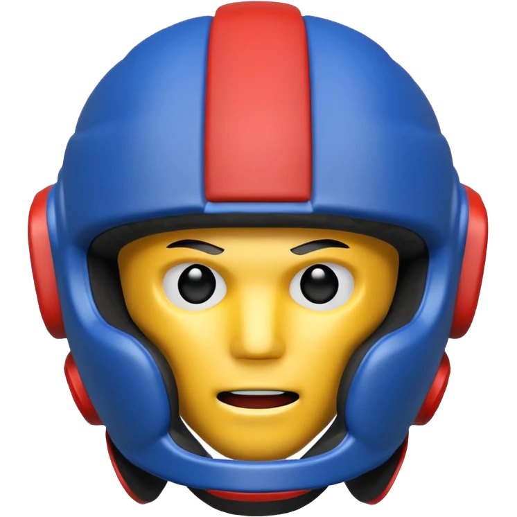 MMA headgear object icon, protective sparring helmet, padded texture, 3D cartoon, mobile game icon style, centered, clean background, no text, no watermark emoji