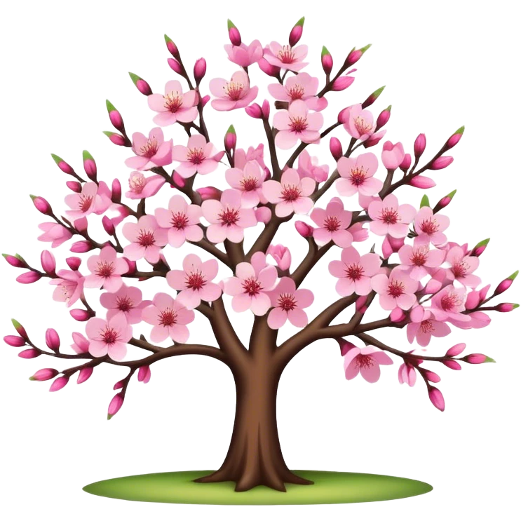 Cherry blossom tree emoji