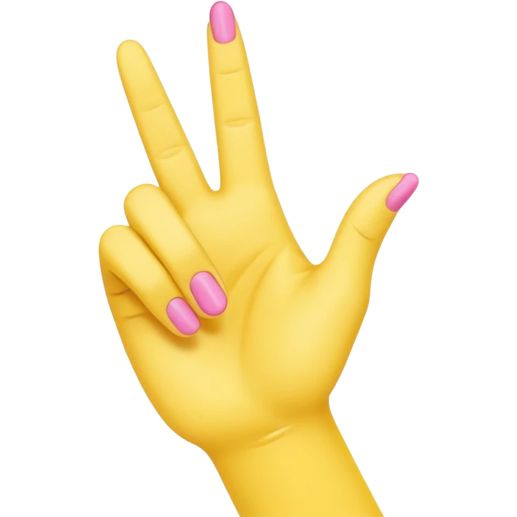 2 in the pink 1 in the stink yellow hand emoji emoji