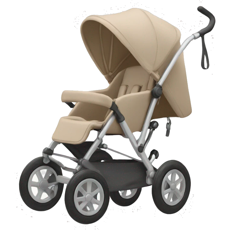 aesthetic beige stroller emoji