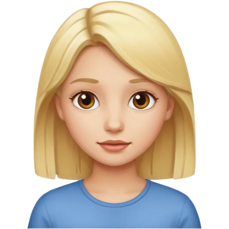 blonde girl emoji