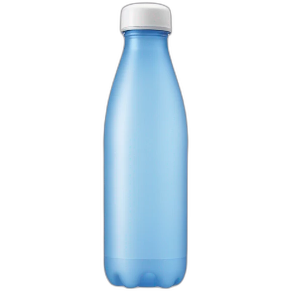 Evian water bottle emoji