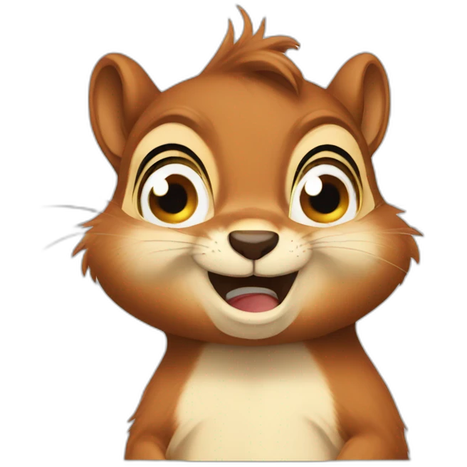 SQUIRREL CRYING emoji