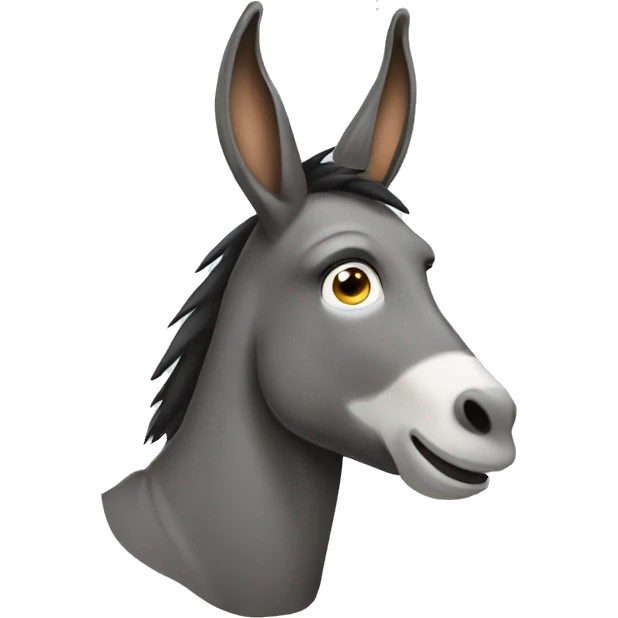 Hooded donkey emoji