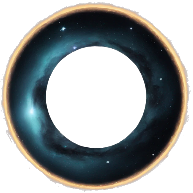 Black hole emoji