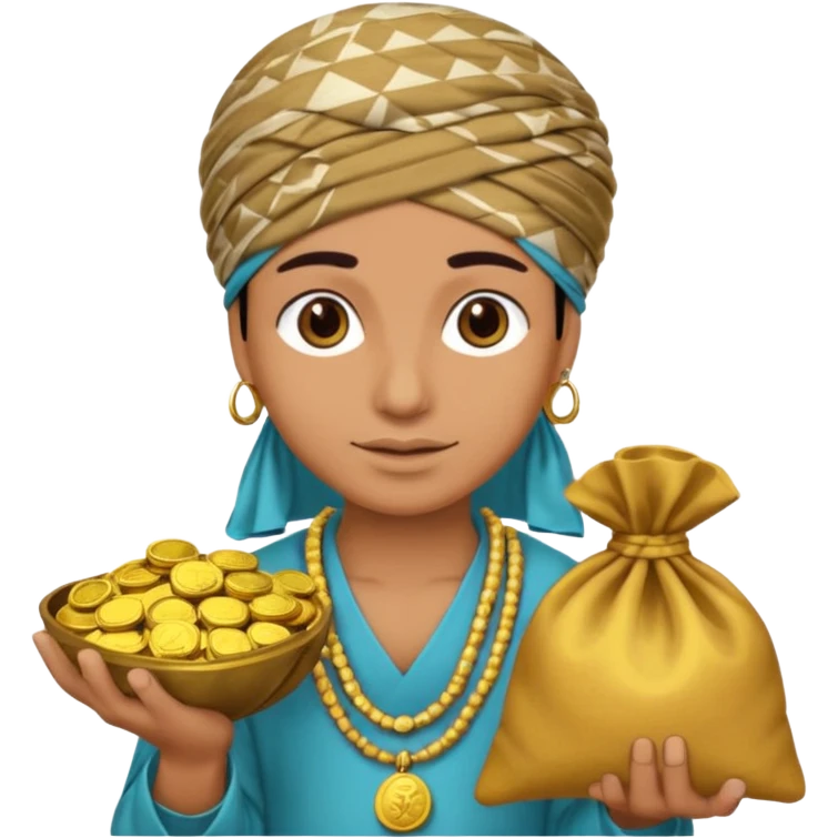 Desert Trader, with trading items emoji