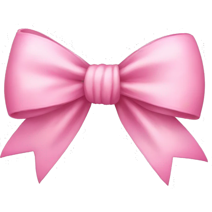 very cute pink bow  emoji