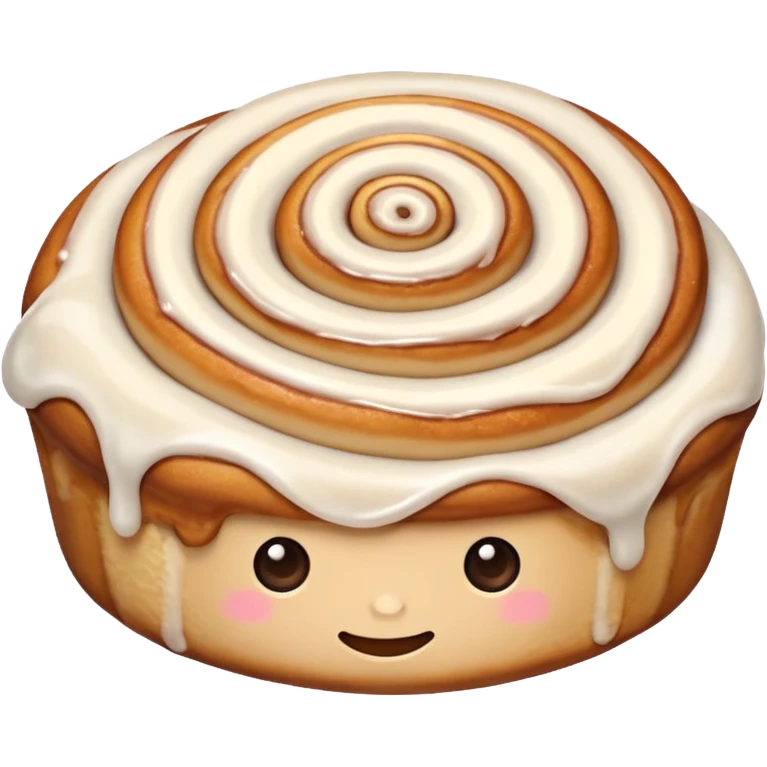cinnamon roll bow emoji