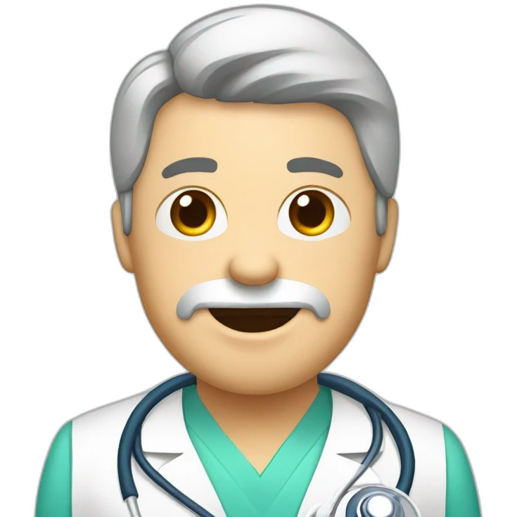 patient call siilo being operated on by a doctor called doctolib emoji