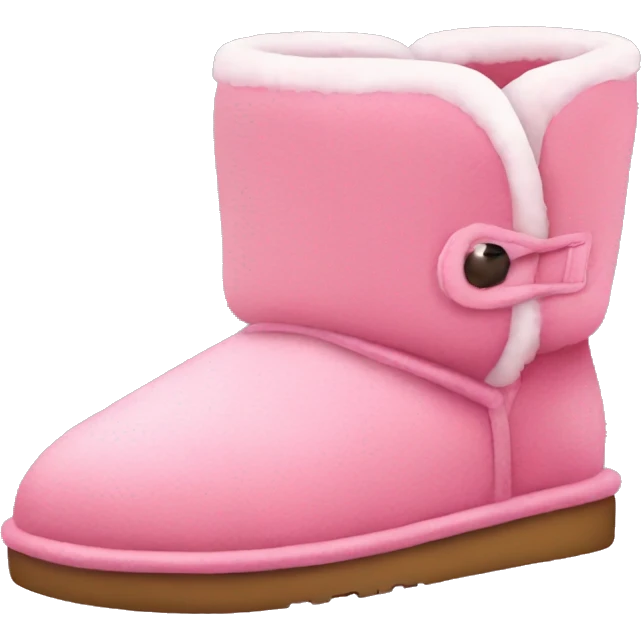 Pink Ugg slippers emoji