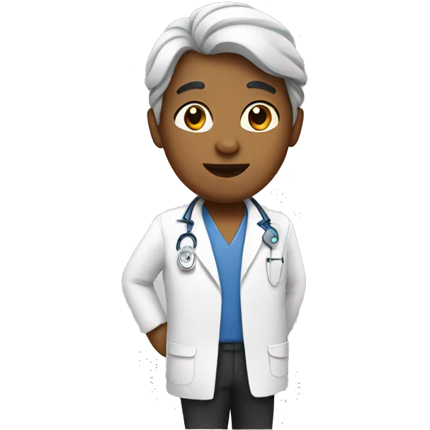 Doc wearing dress emoji