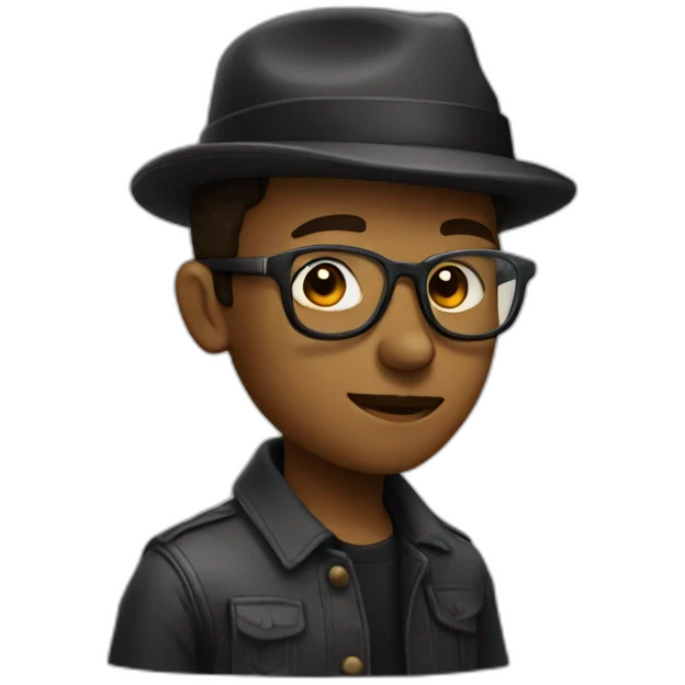 cute beatnik emoji