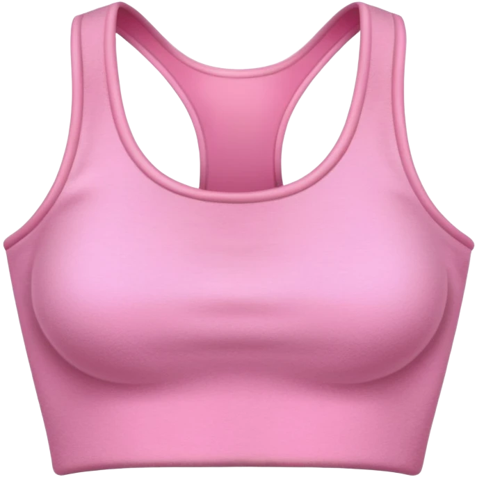 super realistic isolated pink cashmere crop top emoji