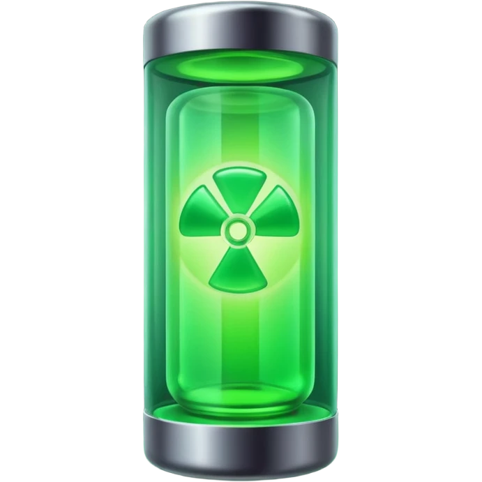 Uranium like inside a tube that we see on tiktok emoji