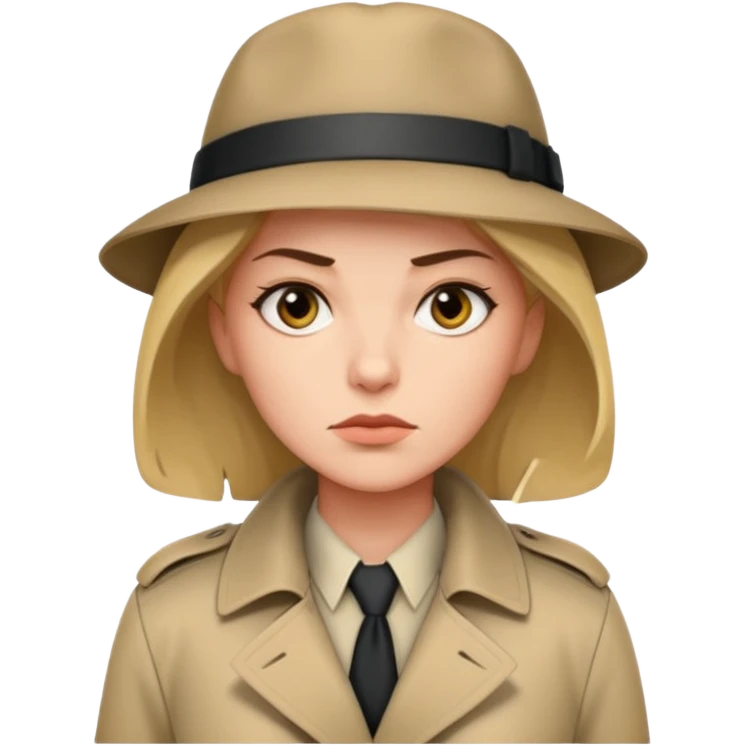 female detective emoji